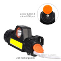 USB boleh dicas semula magnet LED lampu depan